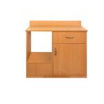 Bolero Mini Bar Unit Beech Effect