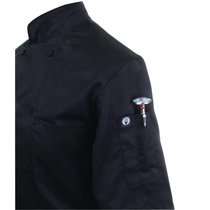 Chef Works Montreal Cool Vent Black Unisex Chefs Jacket