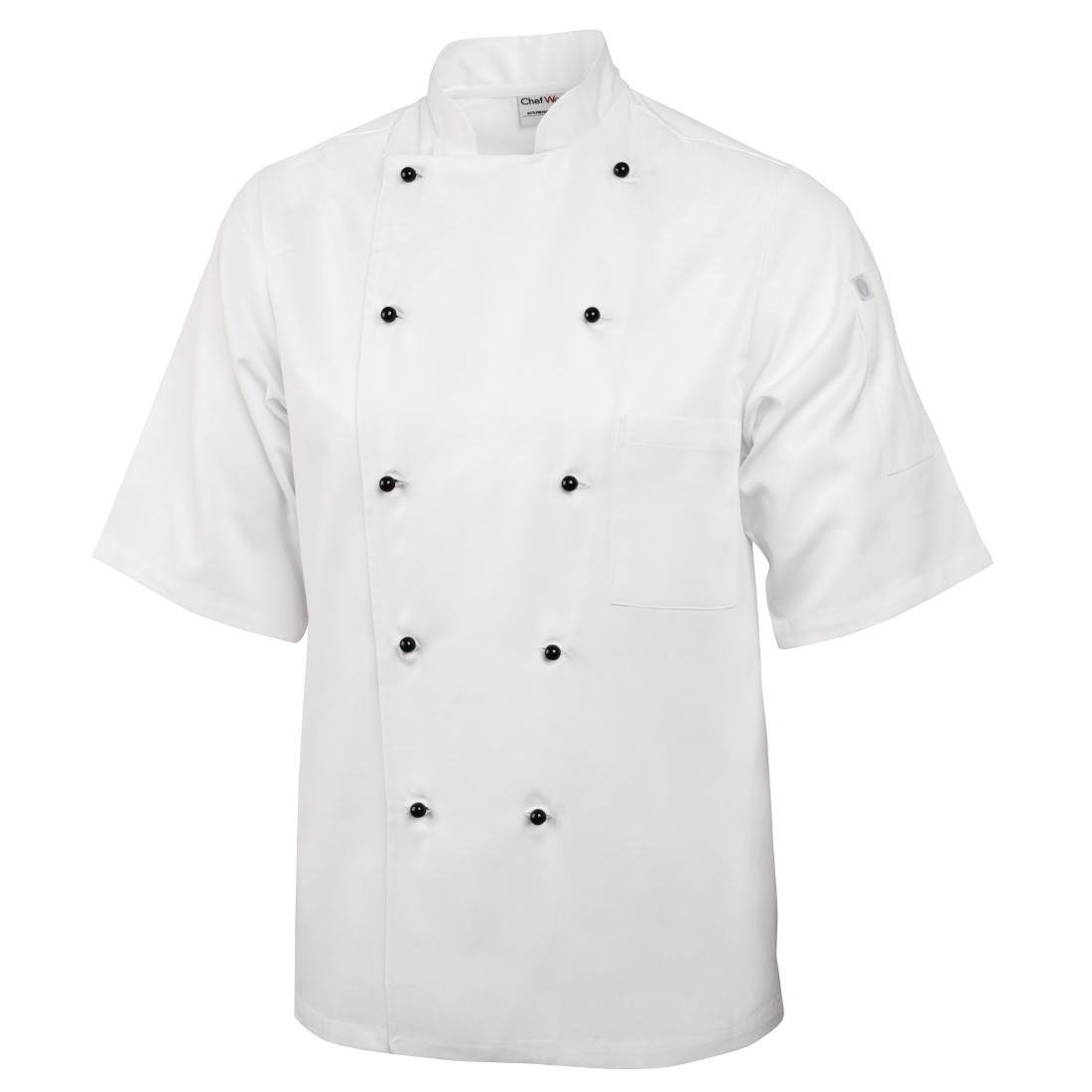 Chef Works Unisex Marche Chefs Jacket Short Sleeve