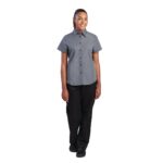 Chef Works Womens Grey Cool Vent Chefs Shirt