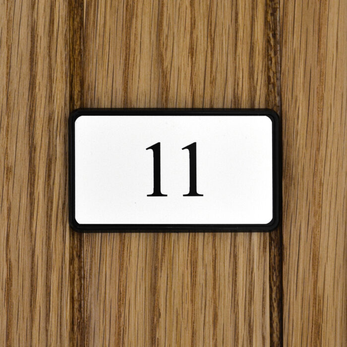 Hotel Door Number Plaques