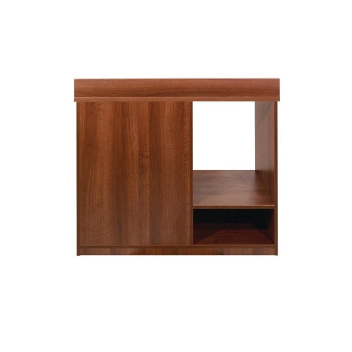 Bolero Mini Bar Unit Walnut Effect