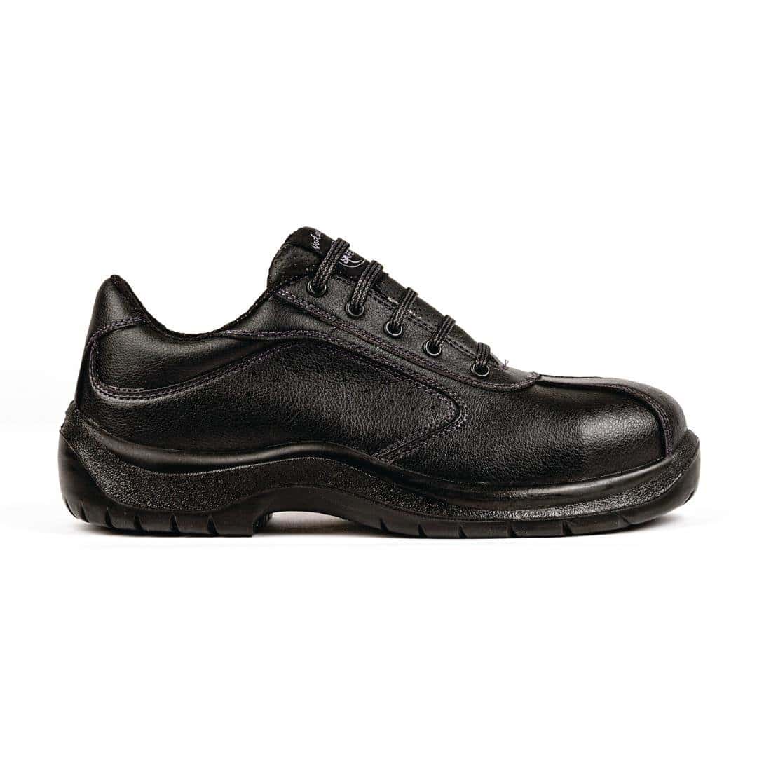 Lites Black Side Perforated Lace Up Shoes