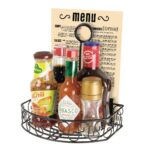 Olympia Wire Condiment Holder With Menu Clip