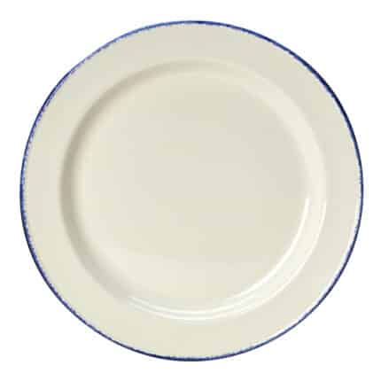 Steelite Blue Dapple Slimline Plates 255mm