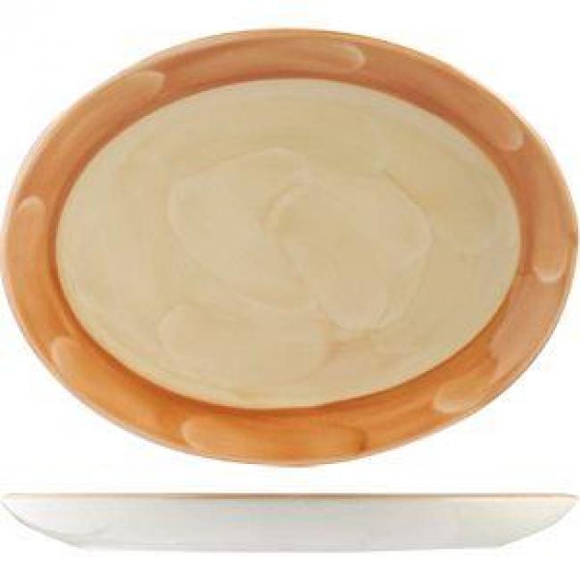 Steelite Naturals Paprika Oval Dishes 280mm