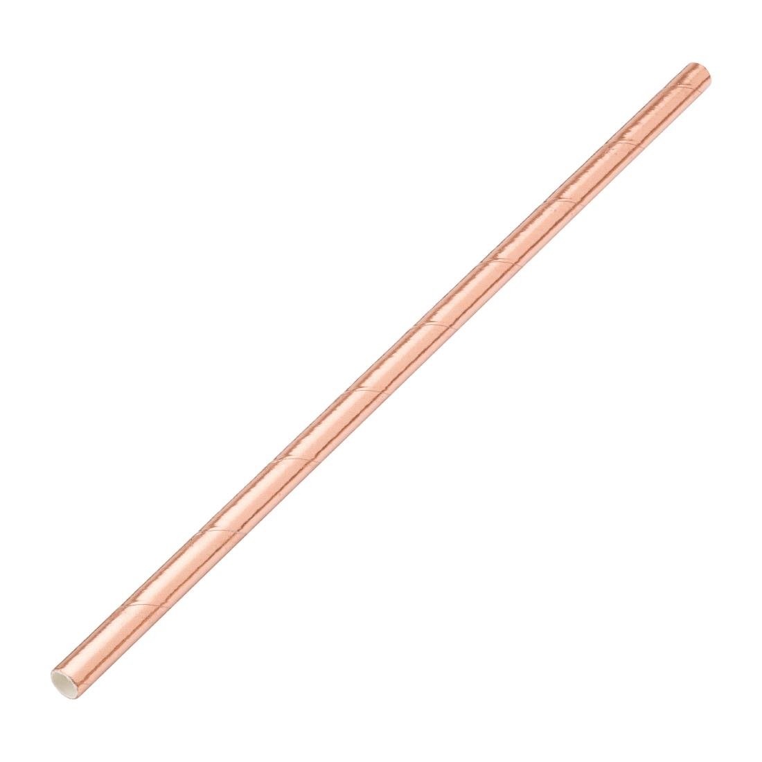 Biodegradable Paper Straws - Metallic