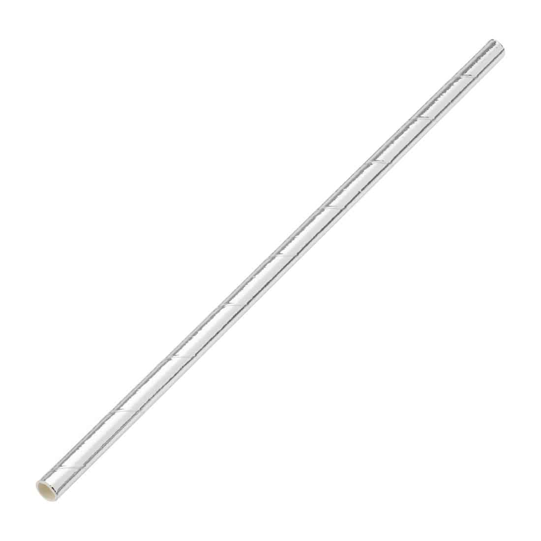 Biodegradable Paper Straws - Metallic