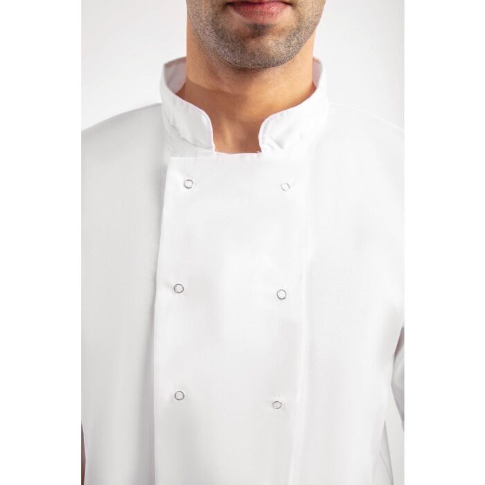 Whites Boston Unisex Short Sleeve White Chefs Jacket