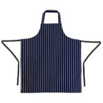 Whites Bib Apron Butchers Stripe Blue