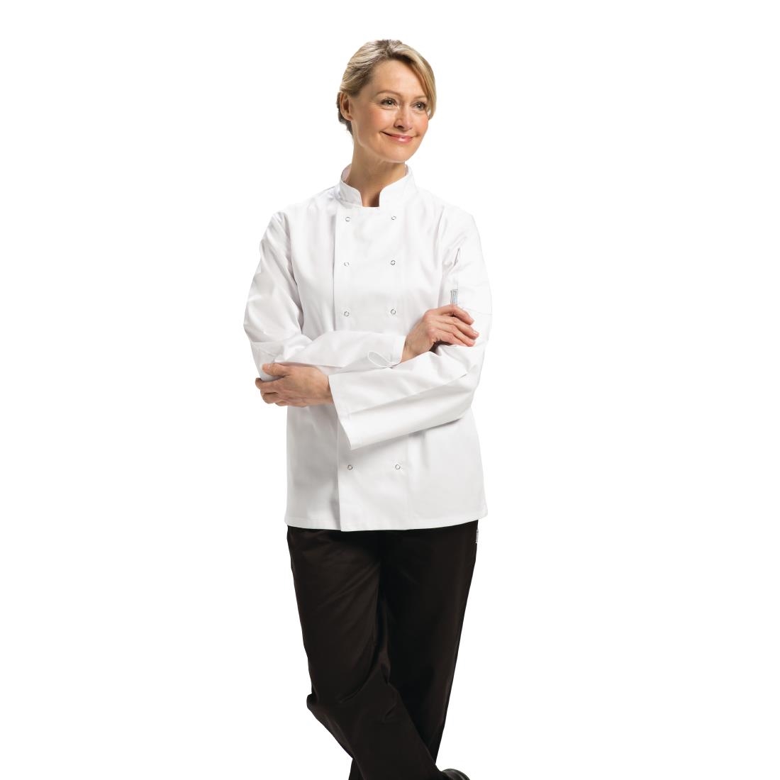 Whites Vegas Unisex White Long Sleeve Chef Jacket