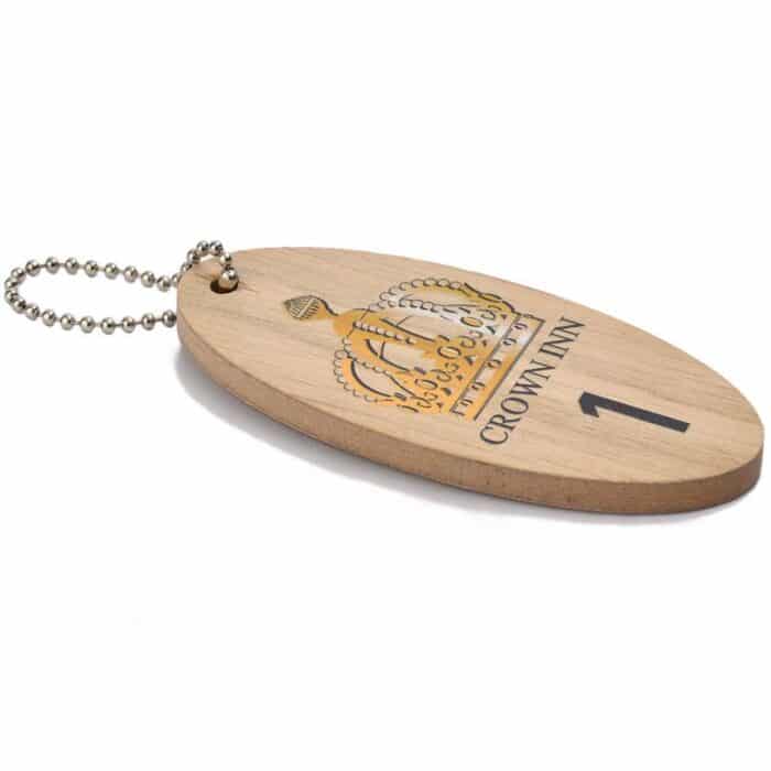 Wooden Hotel Key Fobs