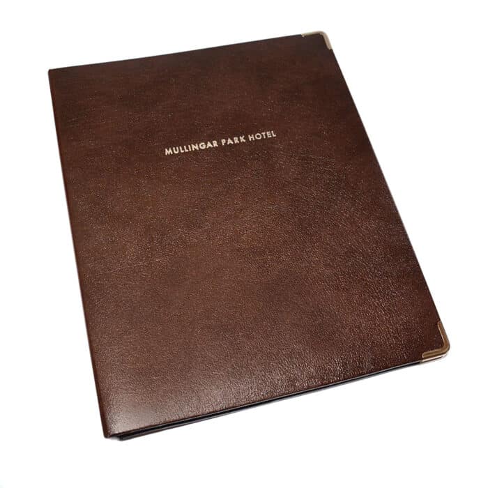 Bonded Leather Guest Room Folders