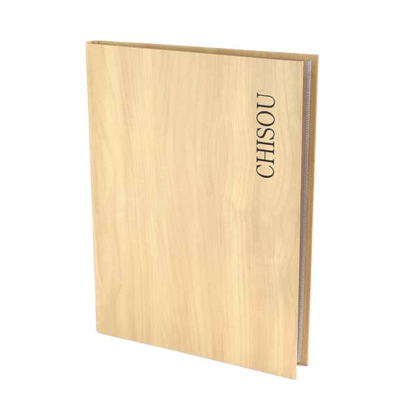 Wood-effect Guest Room Folders
