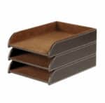 Bonded Leather Letter Racks