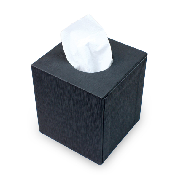 Material Covered Tissue Boxes