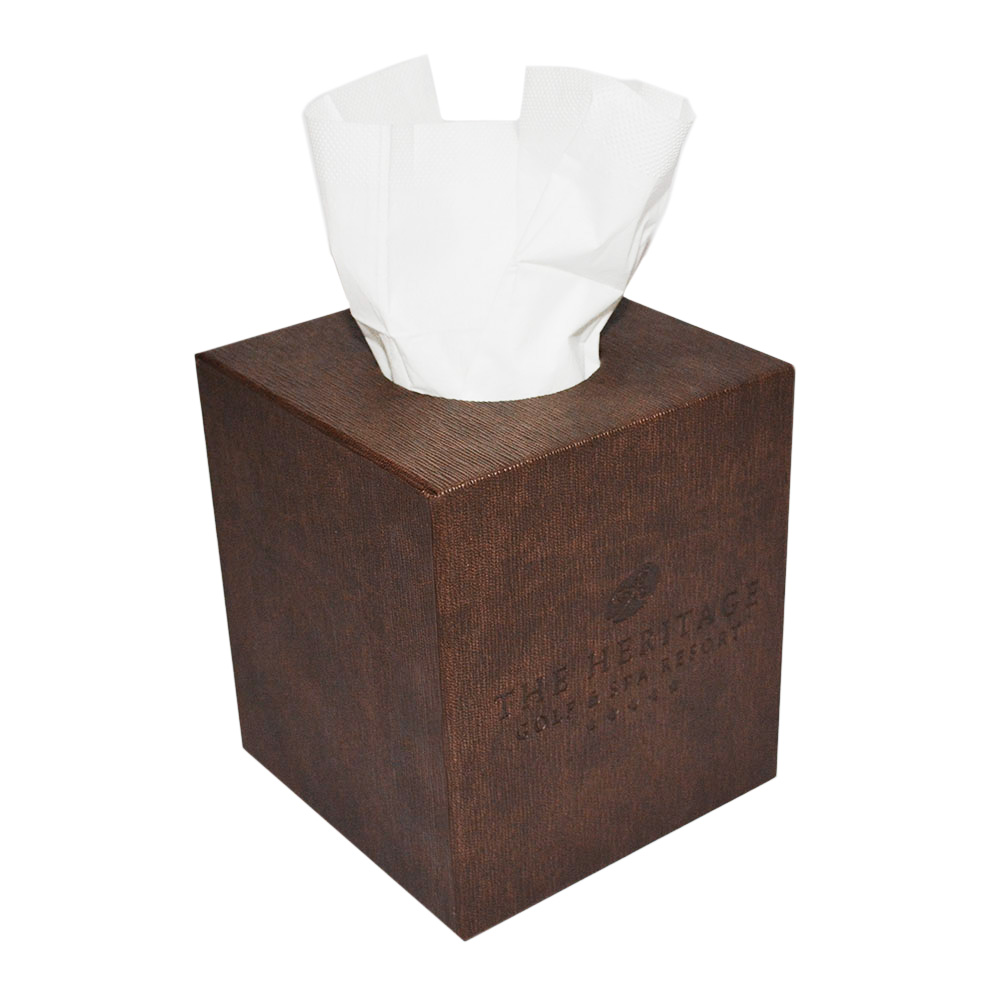 Material Covered Tissue Boxes