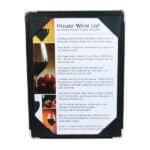 Buckram Menu Boards