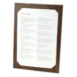 Wood-effect Menu Boards