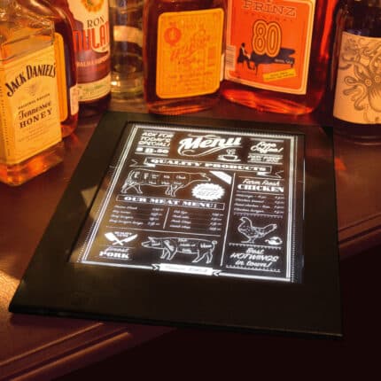 Illuminated LED Menu Covers