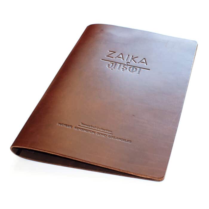 Saddle Hide Menu Covers