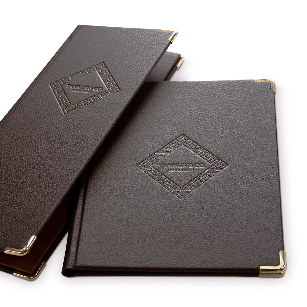 Bonded Leather Menu Folders