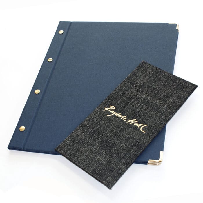 Denim Menu Covers