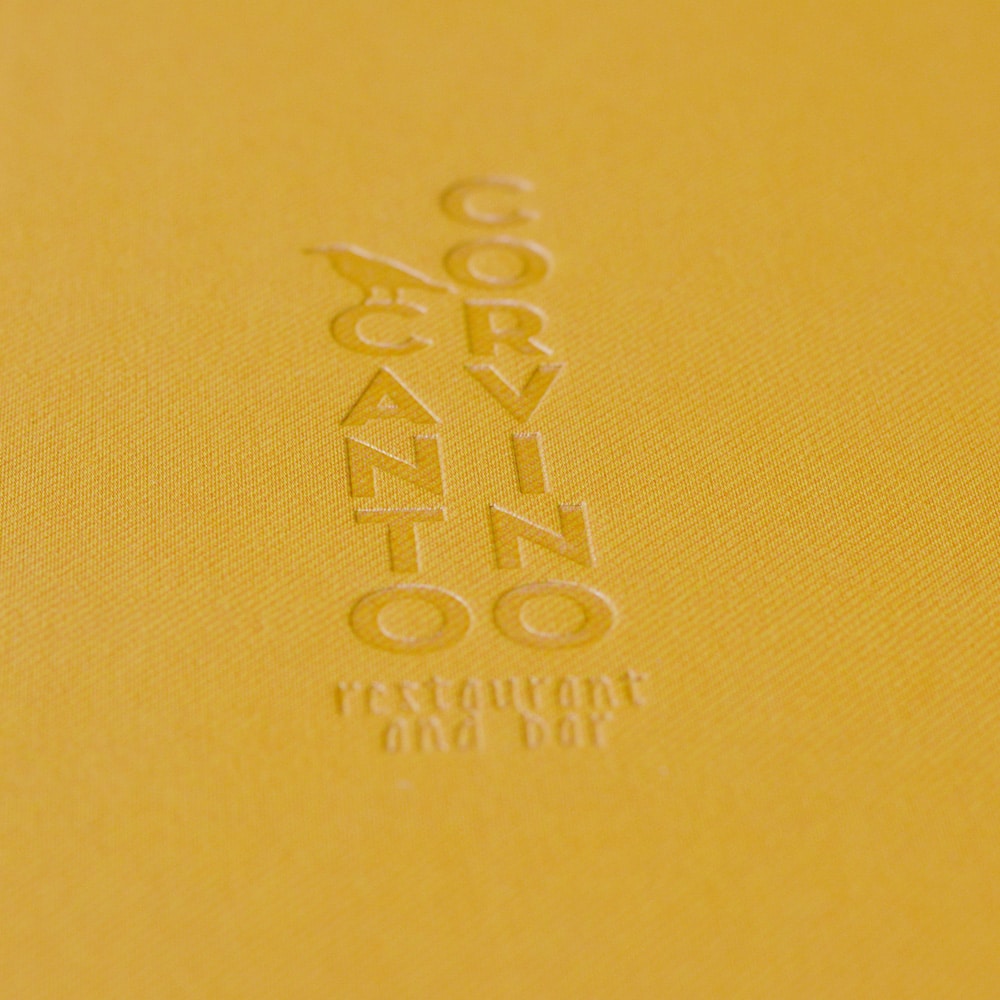 Denim Menu Covers