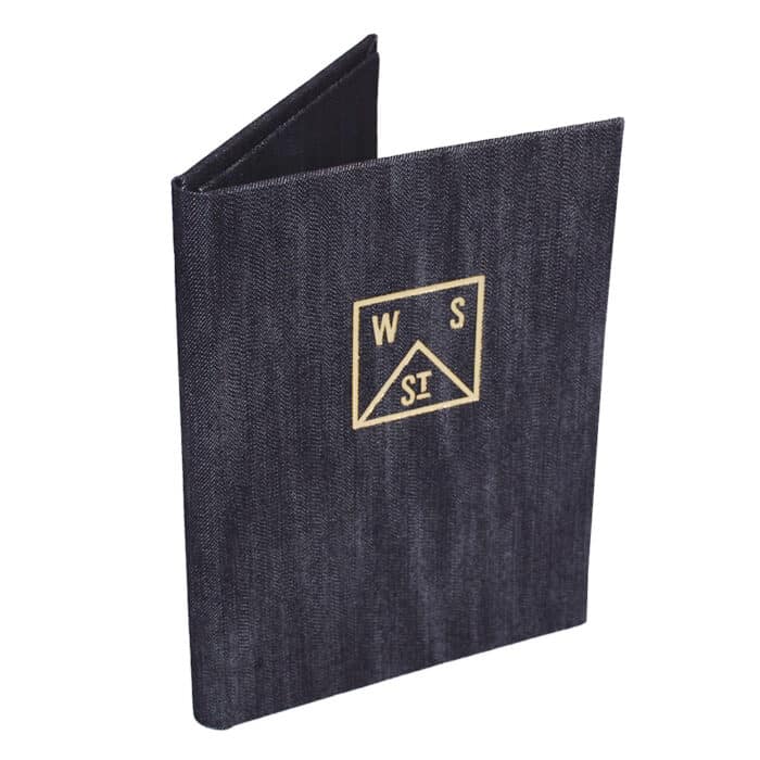 Denim Menu Covers