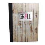 Digitally Printed Wood Veneer Menu Covers