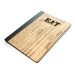 Digitally Printed Wood Veneer Menu Covers