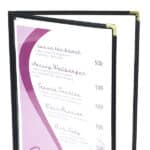 Framed Plastic Menus