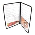 Framed Plastic Menus