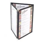 Framed Plastic Menus