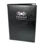 Stitched Hide Leather Menu Covers