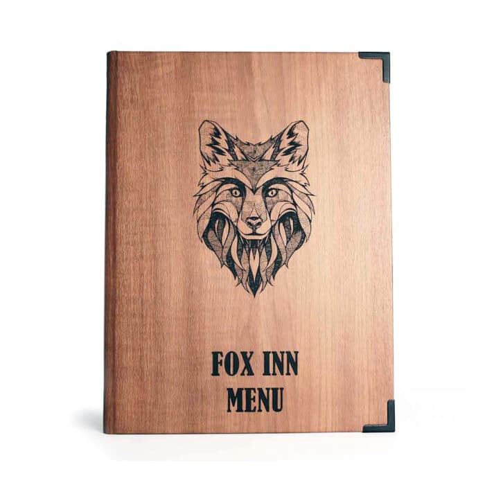 Wood-effect Menu Covers