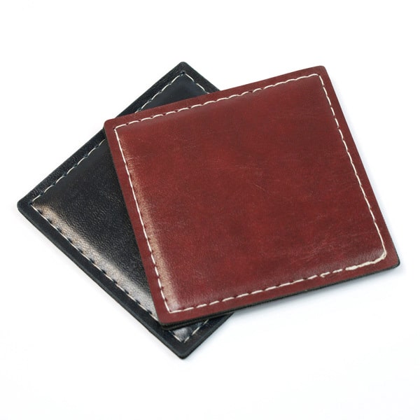 Stitched Hide Placemats and Coasters