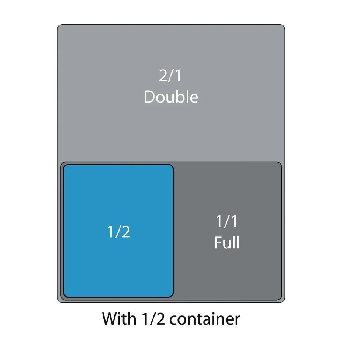 Cambro Gastronorm Pan 1/2 Soft Seal Lid - Image 2