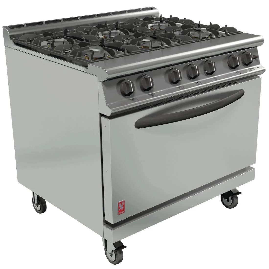 Falcon Dominator Plus 6 Burner Oven Range G3101D with Castors Propane Gas