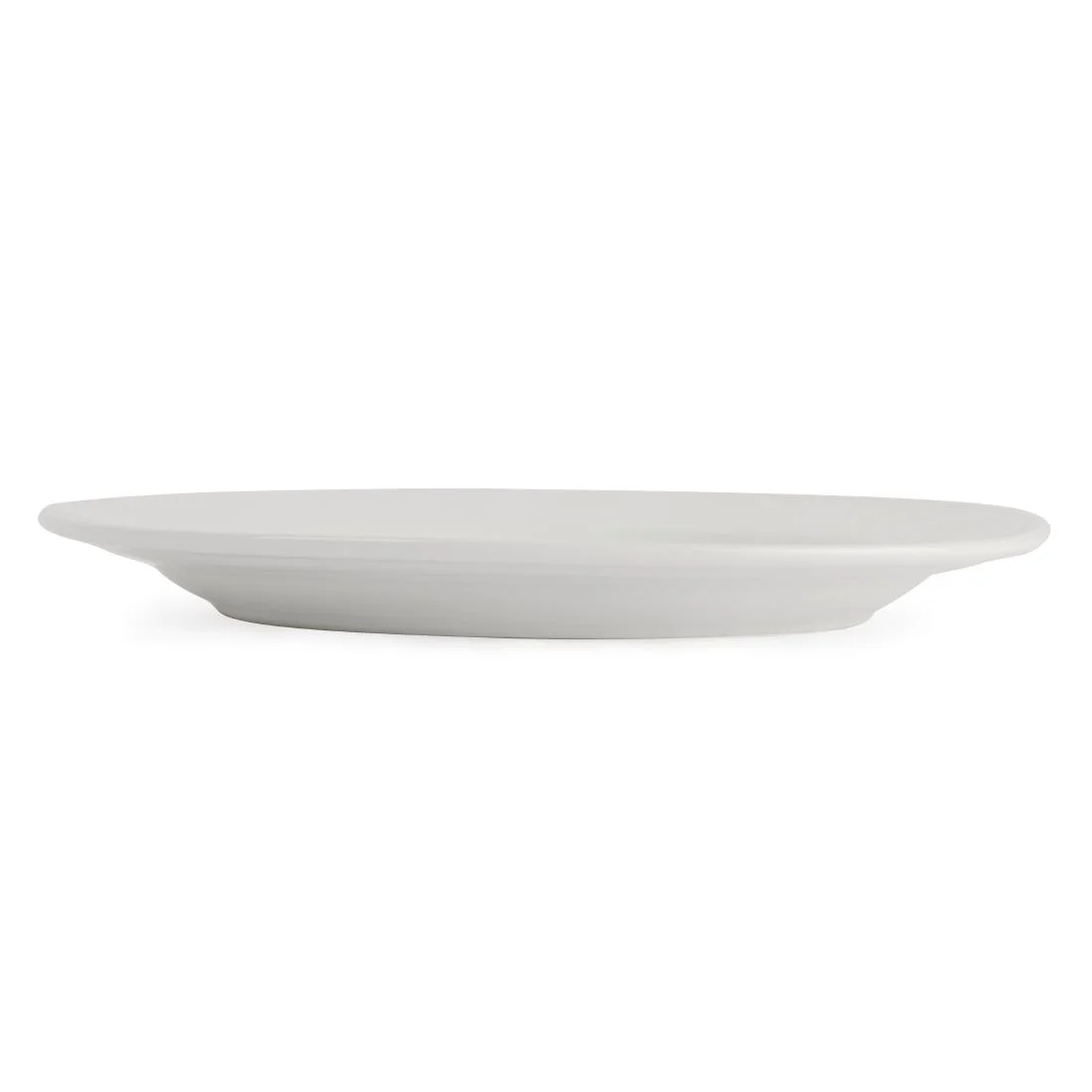 Olympia Linear Wide Rimmed Plates 250mm - Image 3