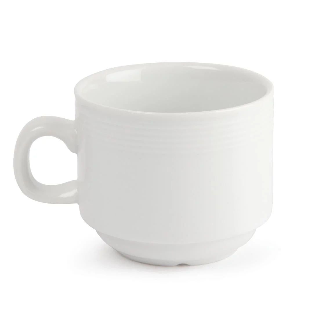 Olympia Linear Stacking Tea Cups 200ml 7oz - Image 3
