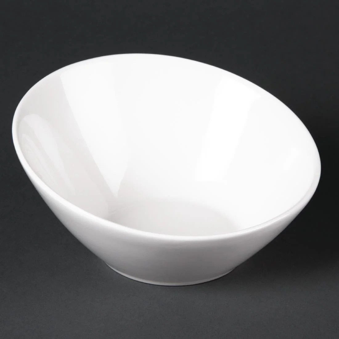 Lumina Fine China Oval Sloping Bowls 148mm - Image 2