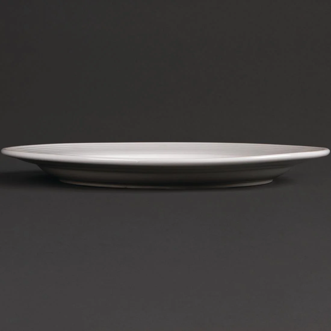 Olympia Linear Wide Rimmed Plates 250mm - Image 4