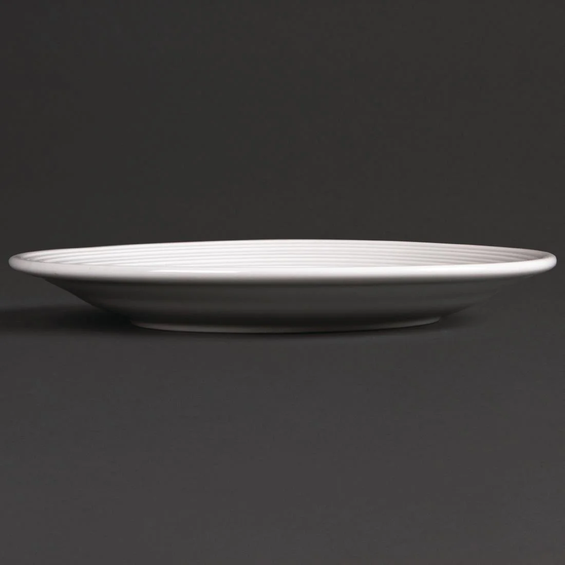 Olympia Linear Wide Rimmed Plates 150mm - Image 4