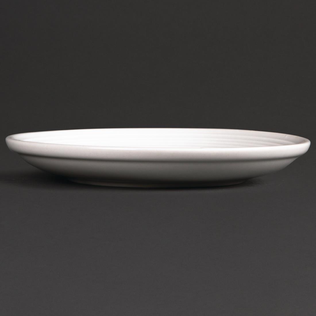 Olympia Linear Stacking Tea Cup Saucers