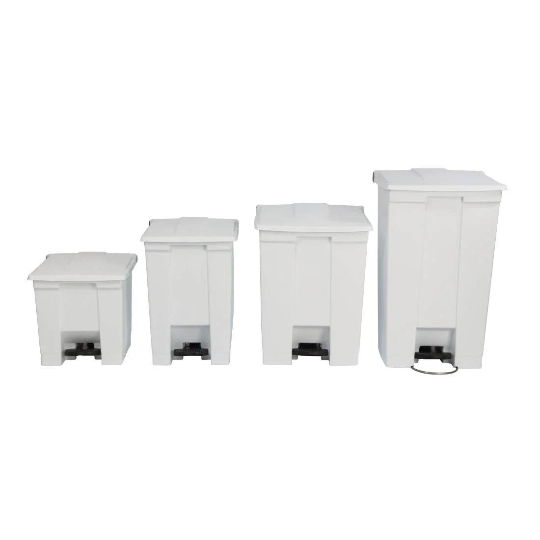Rubbermaid Step-On Pedal Bin White 45.5Ltr - Image 2