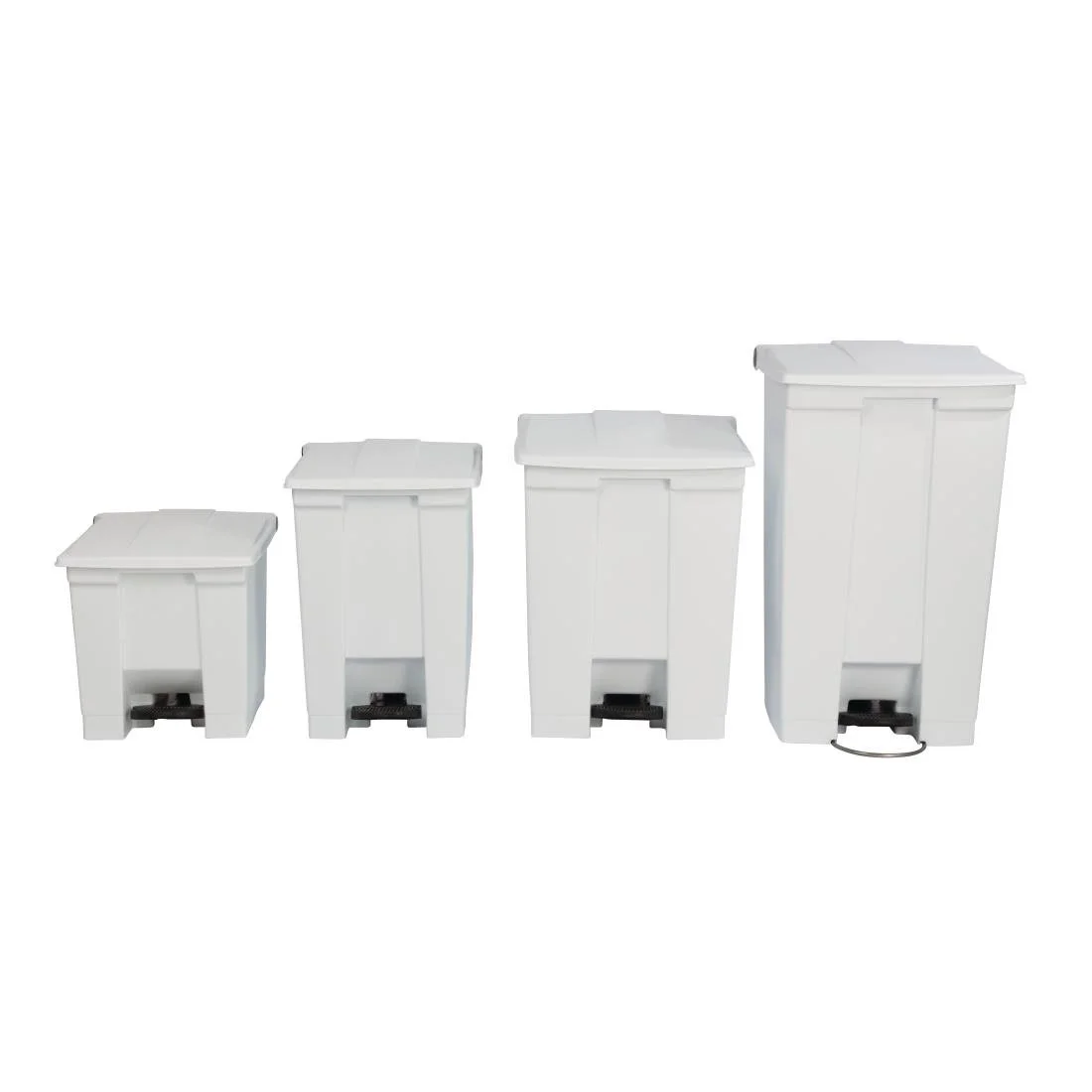Rubbermaid Step-On Pedal Bin White 30.5Ltr - Image 3
