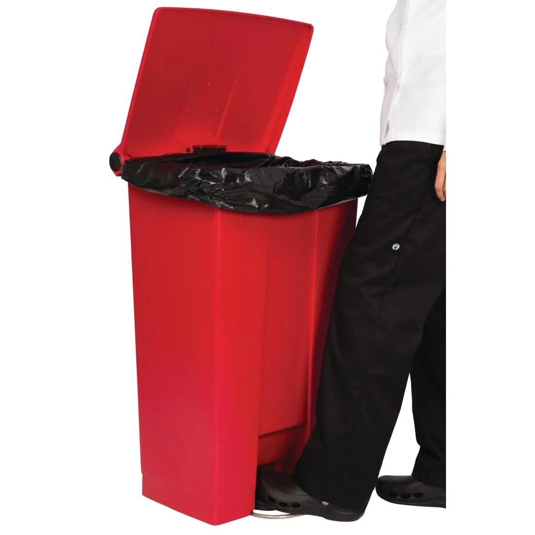 Rubbermaid Red Step On Container 87Ltr - Image 4
