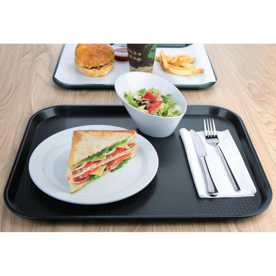Kristallon Foodservice Tray Charcoal - Image 4