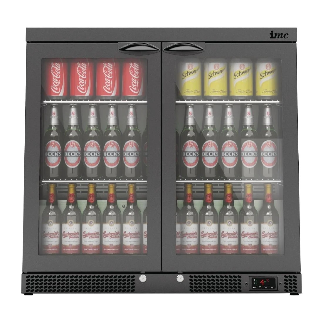 IMC Mistral M90 Double Door Bottle Cooler 185Ltr F77/251B - Image 2